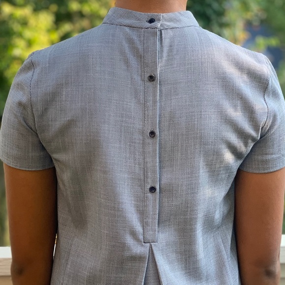 Zara Dress S. Blue w/ chest cut out - Picture 4 of 7